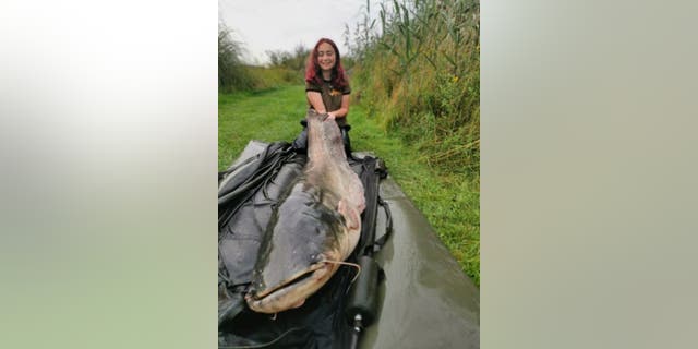 Hannah Truscott has been fishing with her father for almost a decade, according to SWNS.