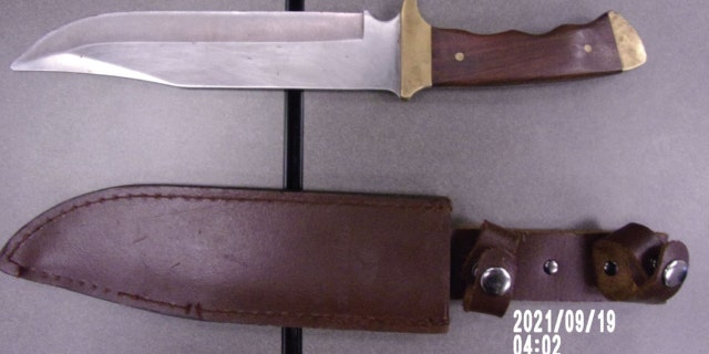 Police confiscated the knife allegedly used to accidentally stab the boy. (Berea Police Department)