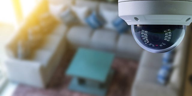 A Dome CCTV infrared camera 