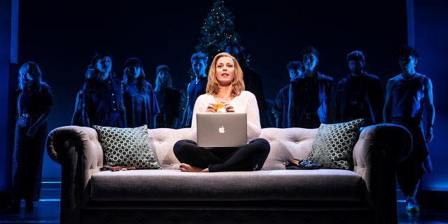 This image released by Vivacity Media Group shows Elizabeth Stanley in a scene from the musical "Jagged Little Pill."