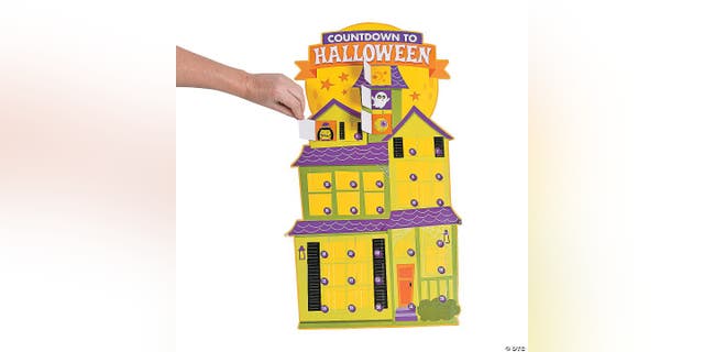 The Oriental Trading Jumbo Halloween Countdown Calendars retail for $12.29.