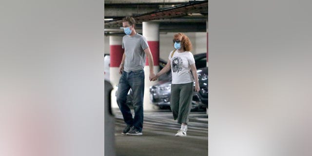 Kathy Griffin is spotted with husband Randy Bick after giving an update on her battle with lung cancer in Los Angeles, California.