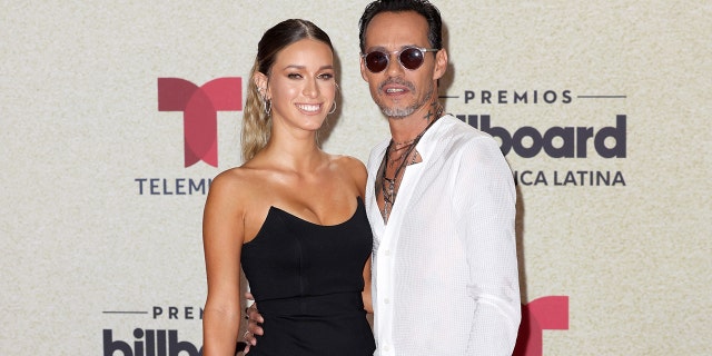 Madu Nicola Harris and Marc Anthony walked their first red carpet together.
