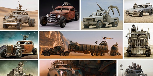 A collection of cars used in the film "Mad Max: Fury Road" are being sold by director George Miller and producer Doug Mitchell.
