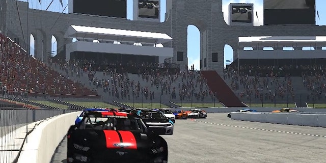 The track was designed with the help of iRacing.