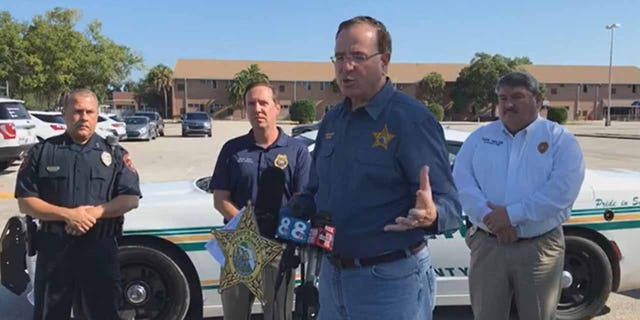 Polk County sheriff gives press conference after "active shooter rampage" 