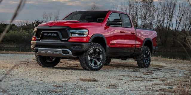 The Ram 1500 Rebel's signature color scheme is black and red.