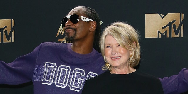 Stewart, who is seen here with Snoop Dogg, has some 1.5 million followers on her Instagram account.