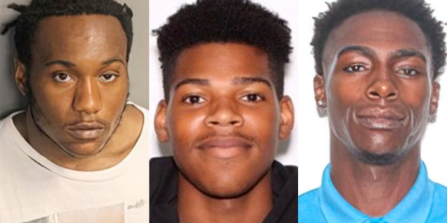 Suspects Travis Weston, Michael Collins and Jameon Brown courtesy of Orlando Police Department