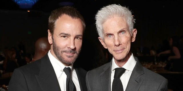Tom Ford and Richard Buckley in 2017. The couple met in 1986 and married in 2014. 