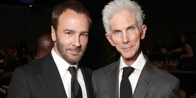 Tom Ford and Richard Buckley in 2017. The couple met in 1986 and married in 2014.