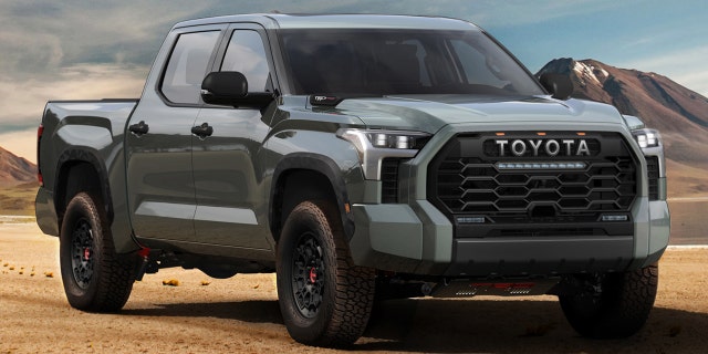 The 2022 Tundra is available with a hybrid turbocharged V6 powertrain.