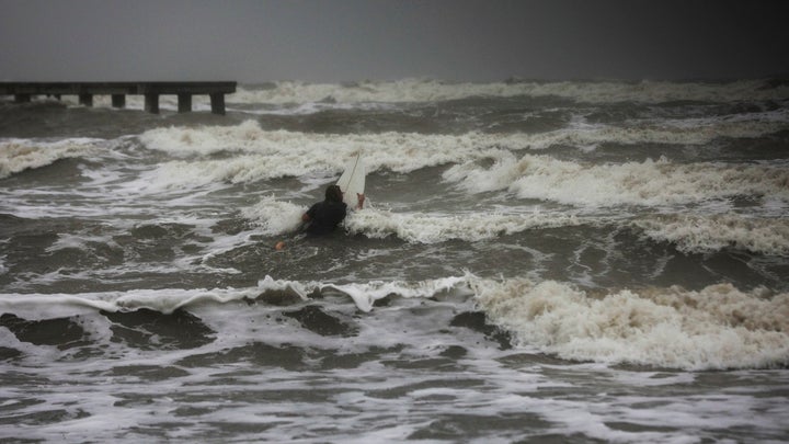 Hurricane Nicholas makes landfall near Galveston, Texas 