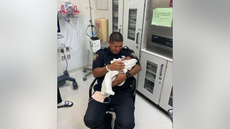 New Jersey police officer catches 1-month-old baby dropped off balcony