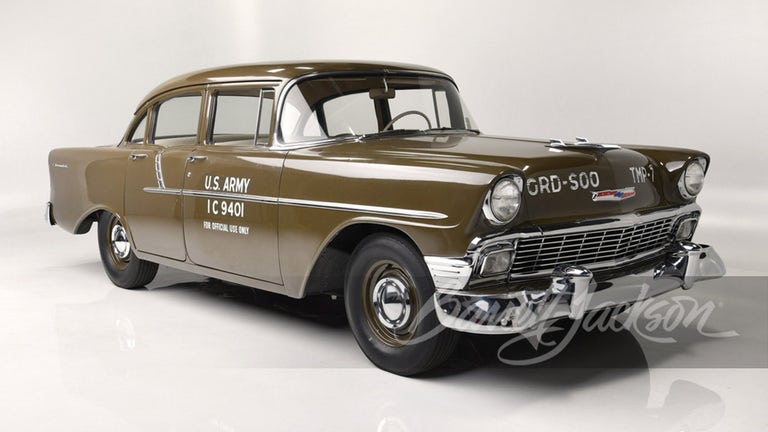 1956 Chevy 150 U.S. Army staff car being auctioned to benefit Honor Flight charity