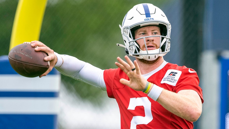 Colts tap Carson Wentz as Week 1 starter after dealing with foot injury in camp | Fox News