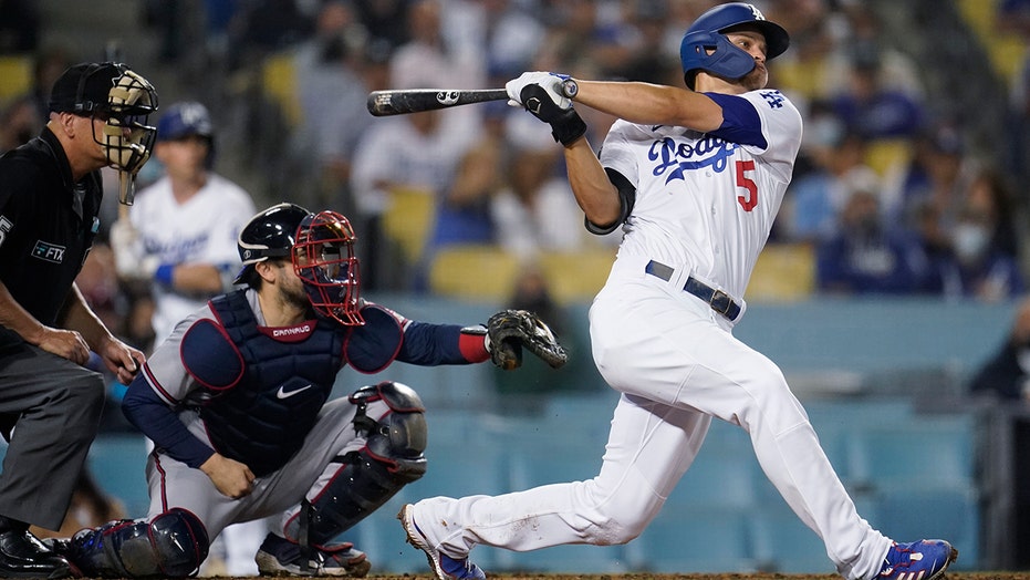 Seager, Dodgers beat Braves 3-2; Albies’ foul injures knee