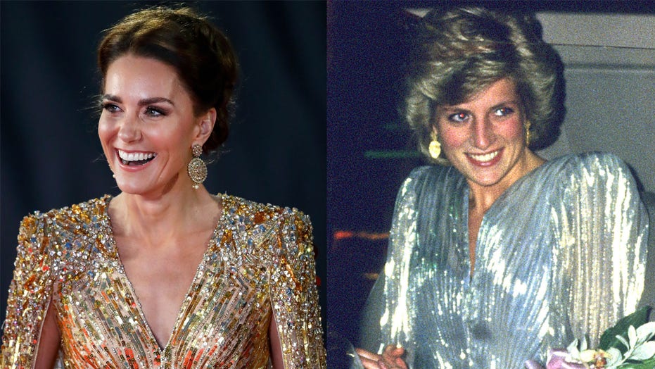 How Kate Middleton’s ‘No Time to Die’ premiere dress paid homage to Princess Diana