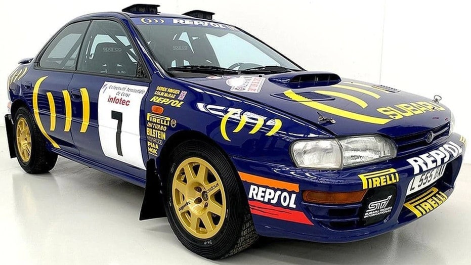 Long-lost Subaru rally car found in shed sold for $360K in Bitcoin