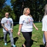  People wear T-shirts with images of Petito as they attend the funeral home viewing of Gabby Petito at Moloney's Funeral Home in Holbrook, N.Y. Sunday, Sept. 26, 2021. 