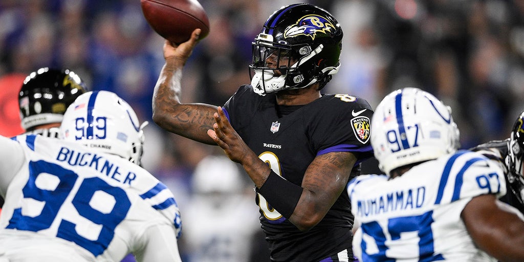 Baltimore Ravens: Lamar Jackson makes history as Ravens complete huge  comeback against Indianapolis Colts