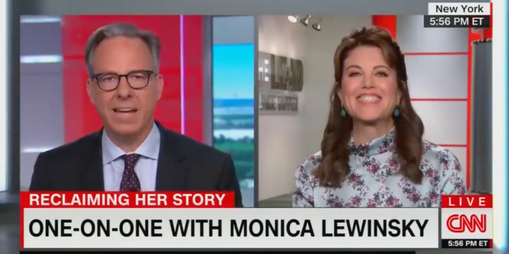 CNN's Jake Tapper discloses 'G-rated' date he had with Monica Lewinsky depicted in FX series during interview - Vimarsana News