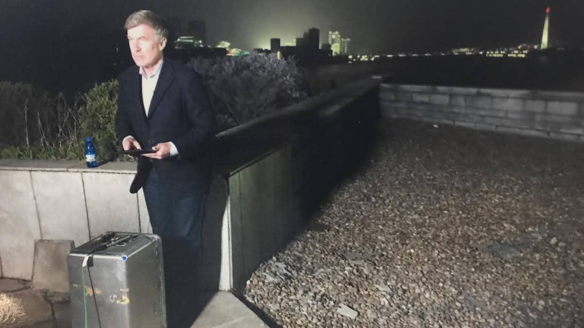 Fox News correspondent Greg Palkot in Pyongyang in 2015.