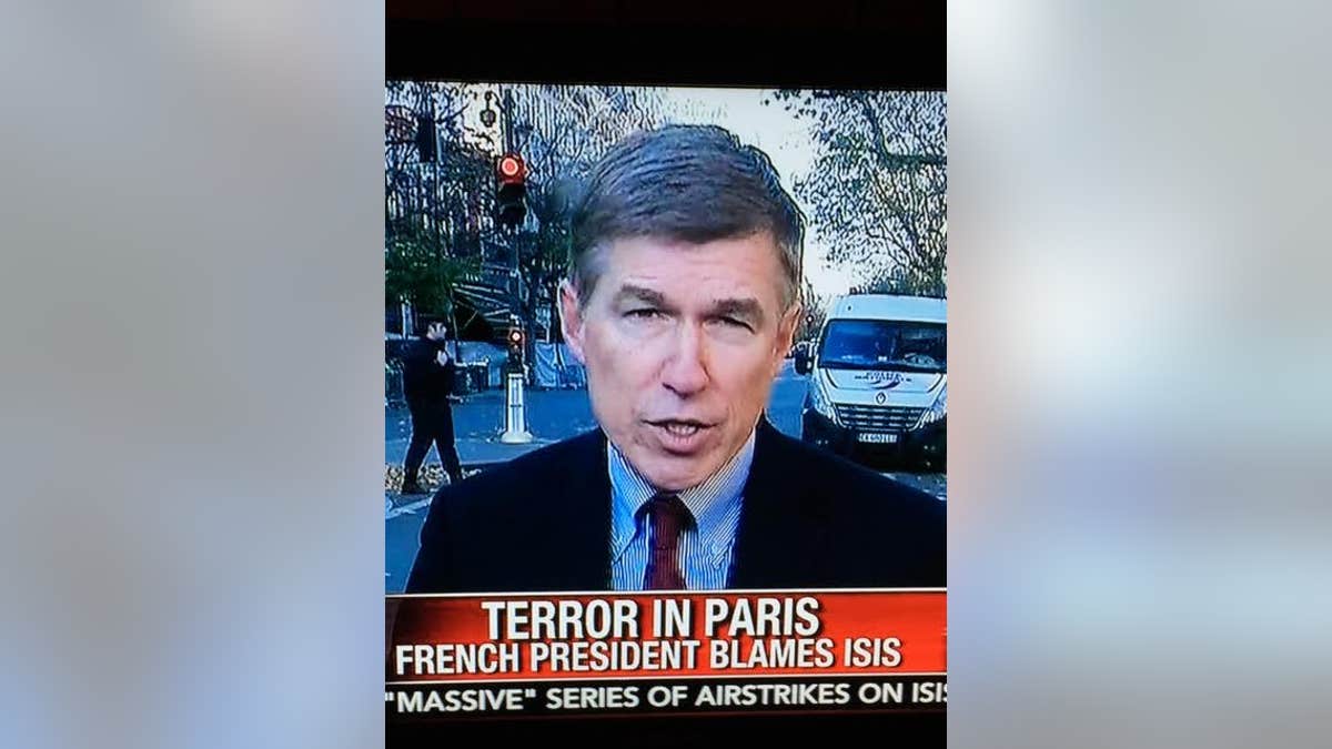 Greg Palkot reporting from Paris in 2015.