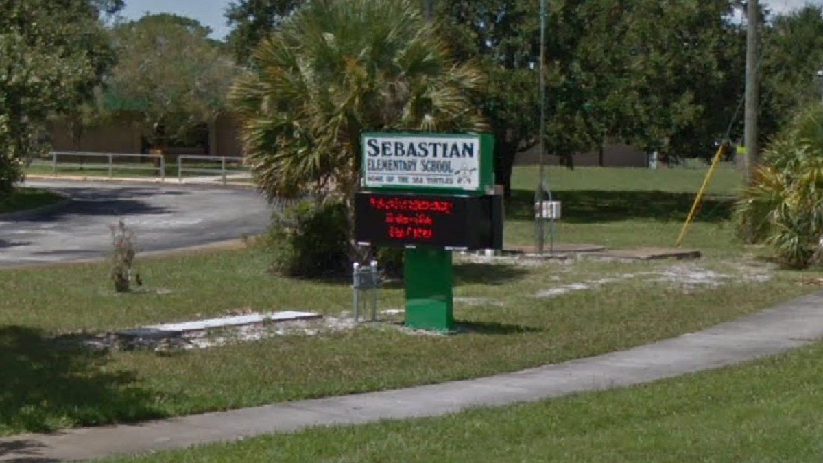 This photo shows Sebastian Elementary School in Florida. Recently, two teachers from Sebastian Elementary School and Indian River Academy were arrested after the shooting of a man whose apartment they wrongfully went into after a night of drinking.