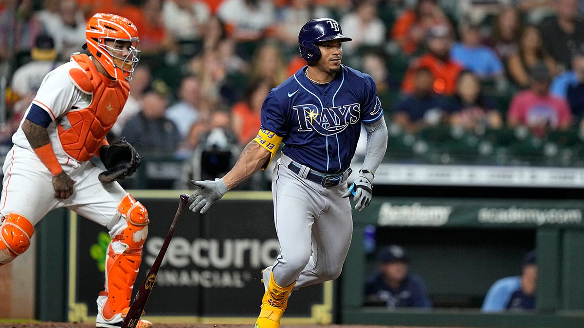 Wander Franco at bat