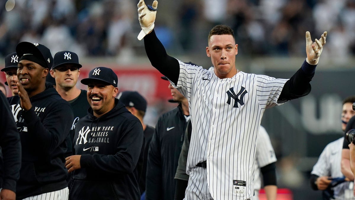 Aaron Judge after walk off