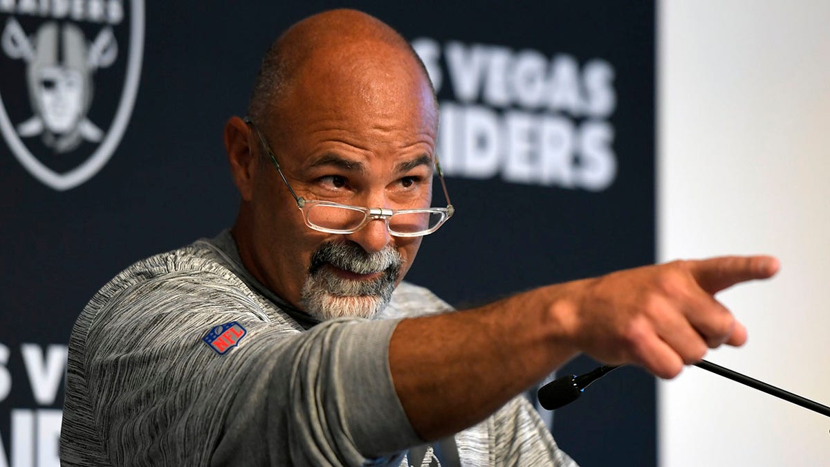 Las Vegas Raiders interim head coach Rich Bisaccia