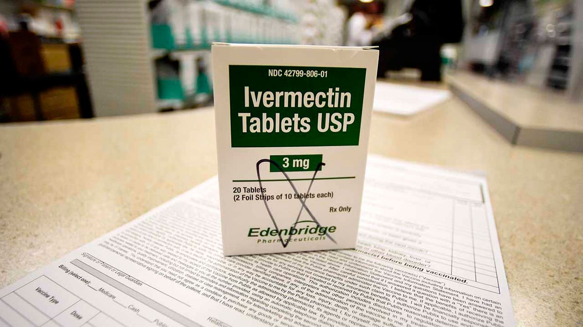 A box of ivermectin tablets.