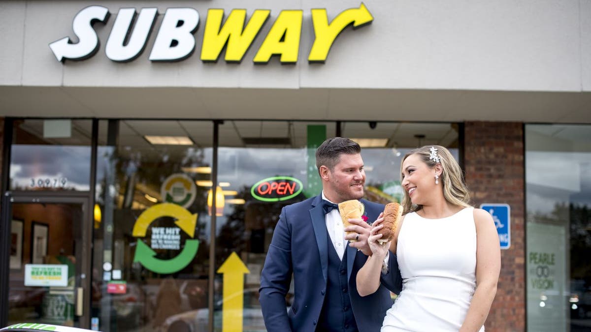 Julie Bushart and Zack Williams traveled to their local subway at 30979 Five Mile Road, which is located in Livonia, Michigan.