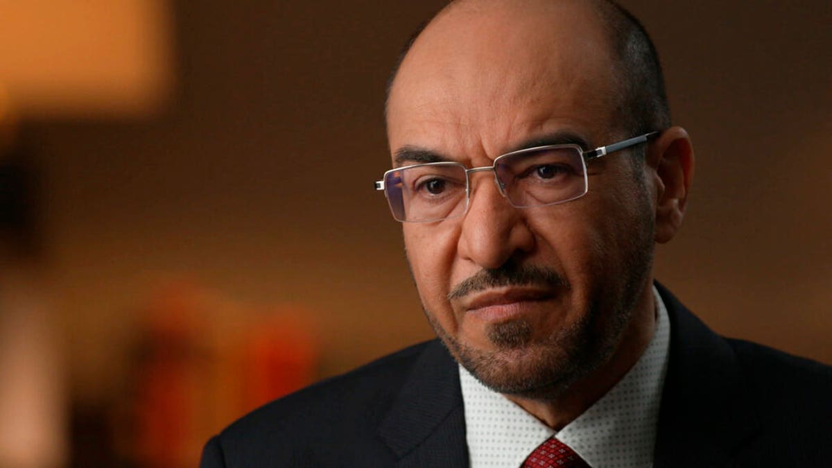 In this summer 2021 photo provided by CBS News, former senior Saudi security official Saad al-Jabri sits for an interview with journalist Scott Pelley in Washington during an interview for "60 Minutes." (CBS News/60 Minutes via AP)