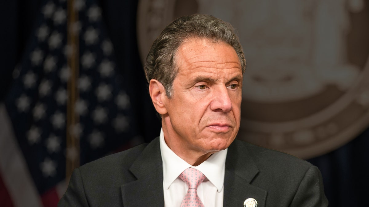 Andrew Cuomo in a pink tie