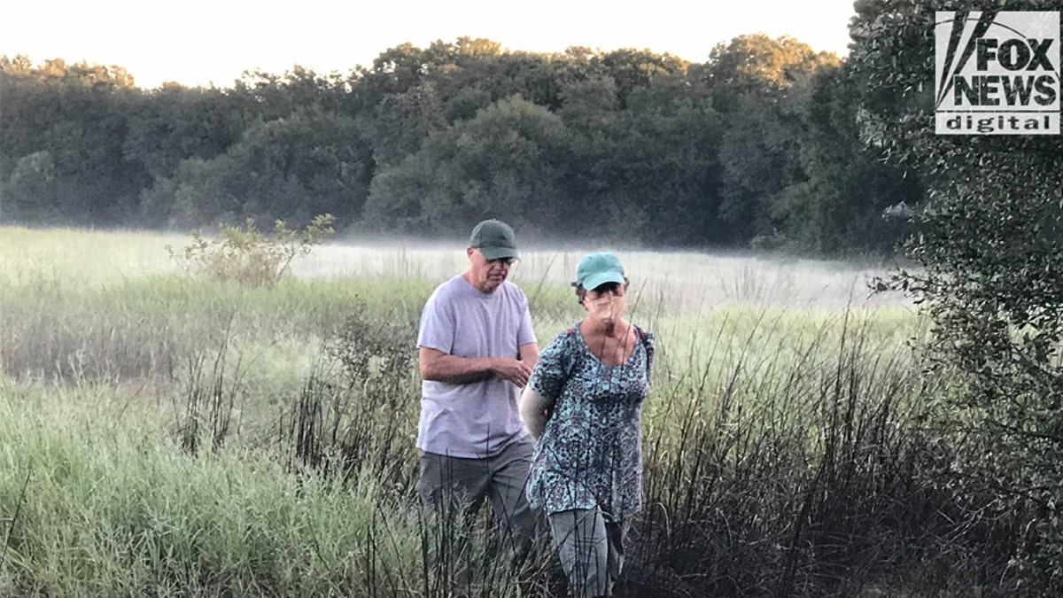 Images obtained exclusively by Fox News show Chris and Roberta Laundrie in the  Myakkahatchee Creek Environmental Park with at least one law enforcement officer on Wednesday