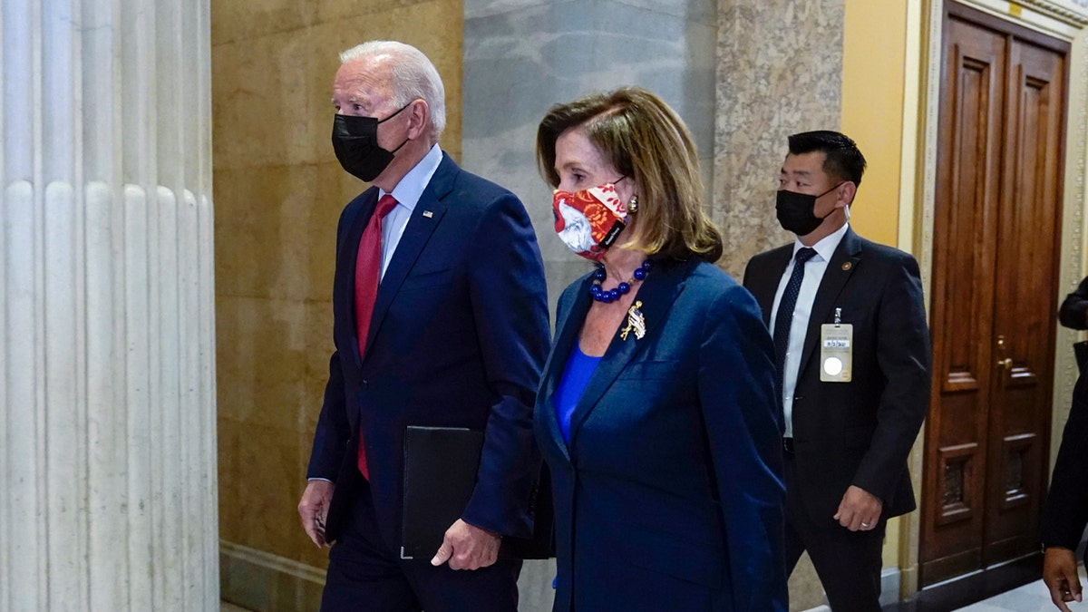 Joe Biden and Nancy Pelosi 