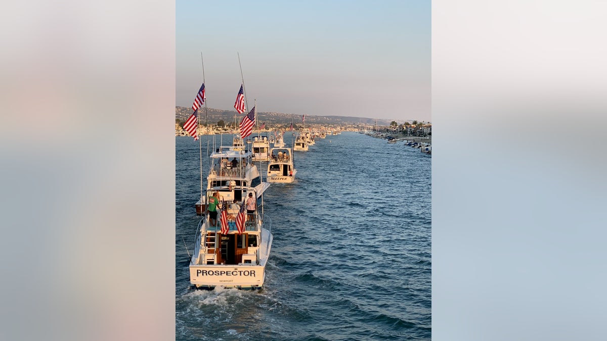 Tournament boats in the harbor. (Photo credit: War Heroes on Water)
