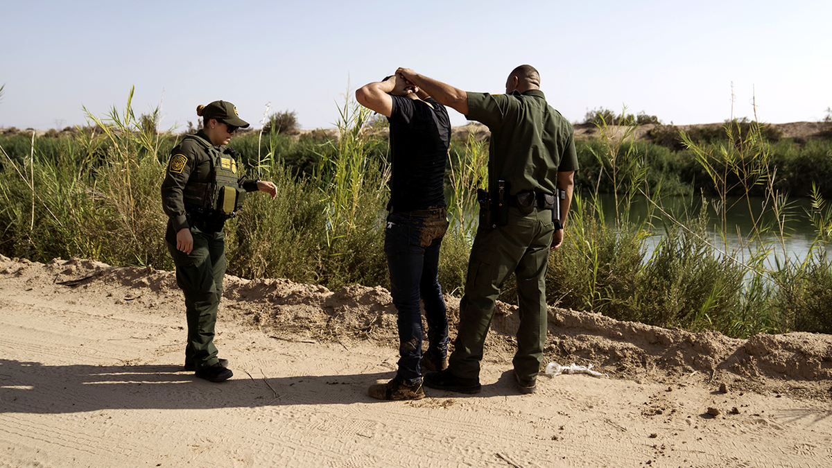 Migrant captured by Border Patrol