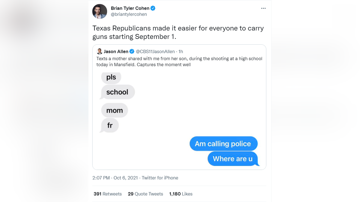 Twitter screenshot.