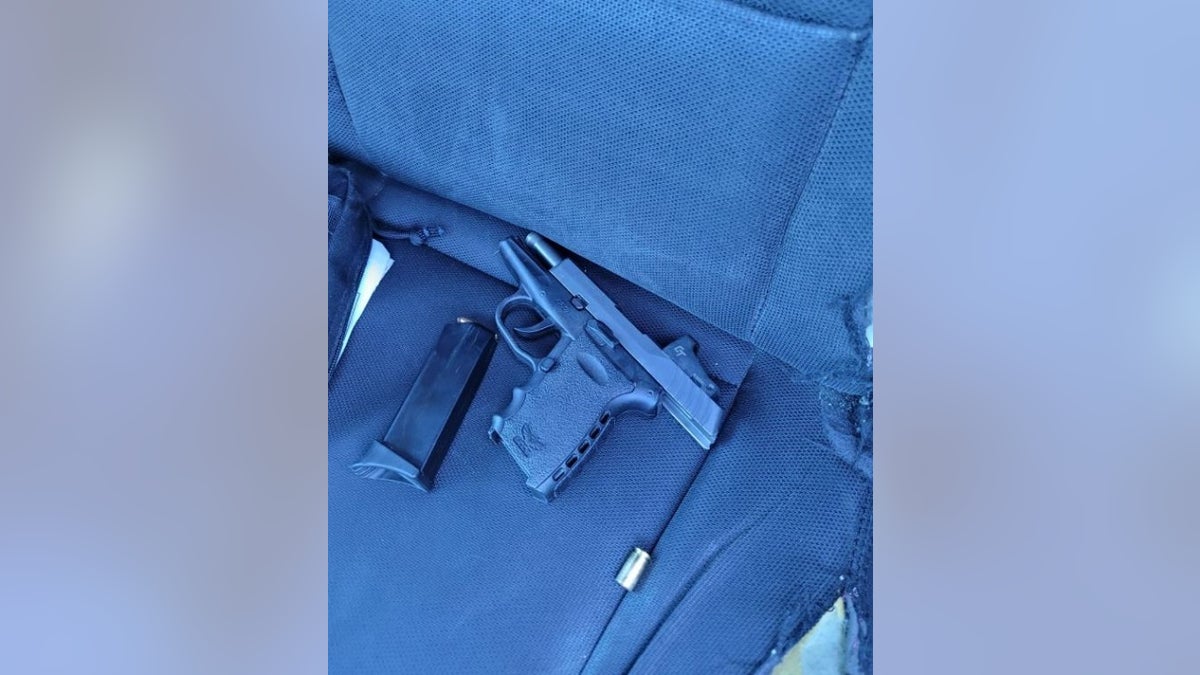 A gun was recovered from the scene where a Chicago police officer was shot in the face on Monday.
