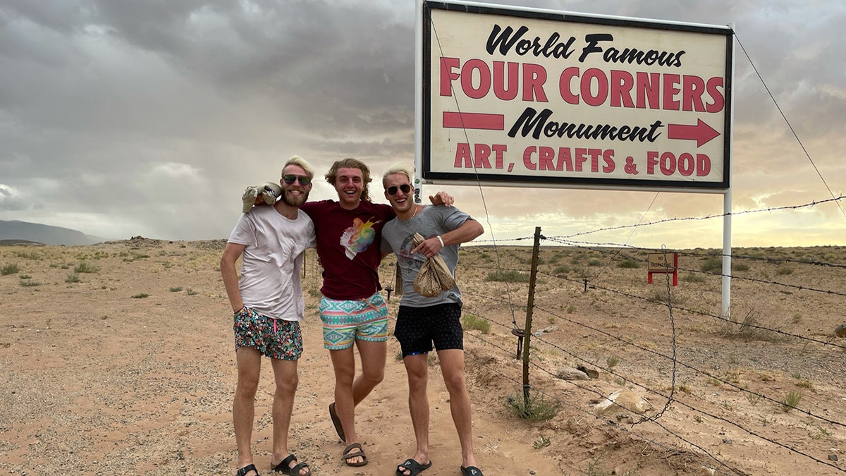 Wyatt Moss, 19, went viral earlier this year for eating Chipotle in all 50 states in just 50 days with his two friends, musicians Ethan Day and John Allen Riordan. (Courtesy of Wyatt Moss)