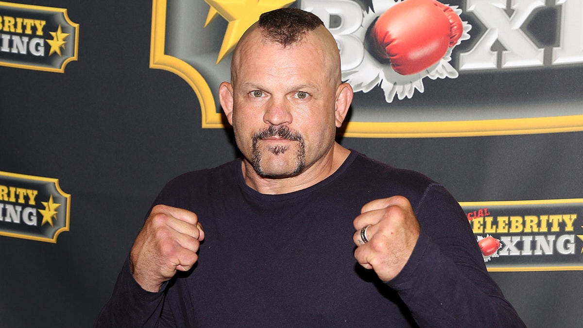 Chuck Liddell poses at the Celebrity Boxing Match between Lamar Odom and Aaron Carter at Showboat Atlantic City on June 11, 2021 in Atlantic City, New Jersey.