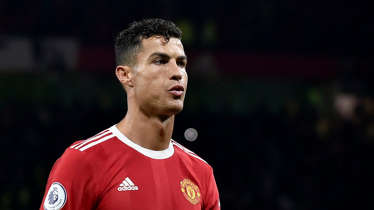 Manchester United's Cristiano Ronaldo leaves the field at the end of the English Premier League soccer match between Manchester United and Liverpool at Old Trafford in Manchester, England, Sunday, Oct. 24, 2021. Liverpool won 5-0.
