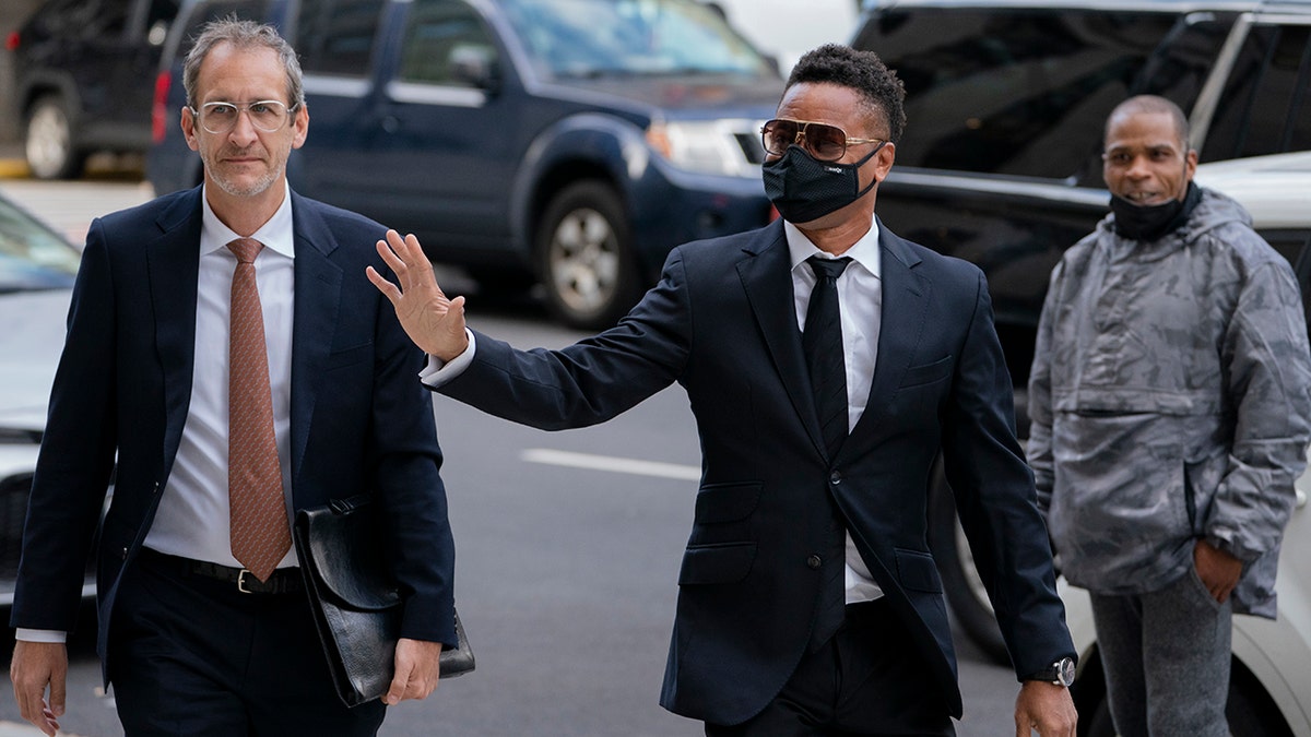 Cuba Gooding Jr arrives at criminal court