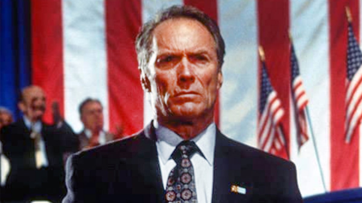 Clint Eastwood from the film "In the Line of Fire." The actor and President Ronald Reagan had similar views about getting things done.