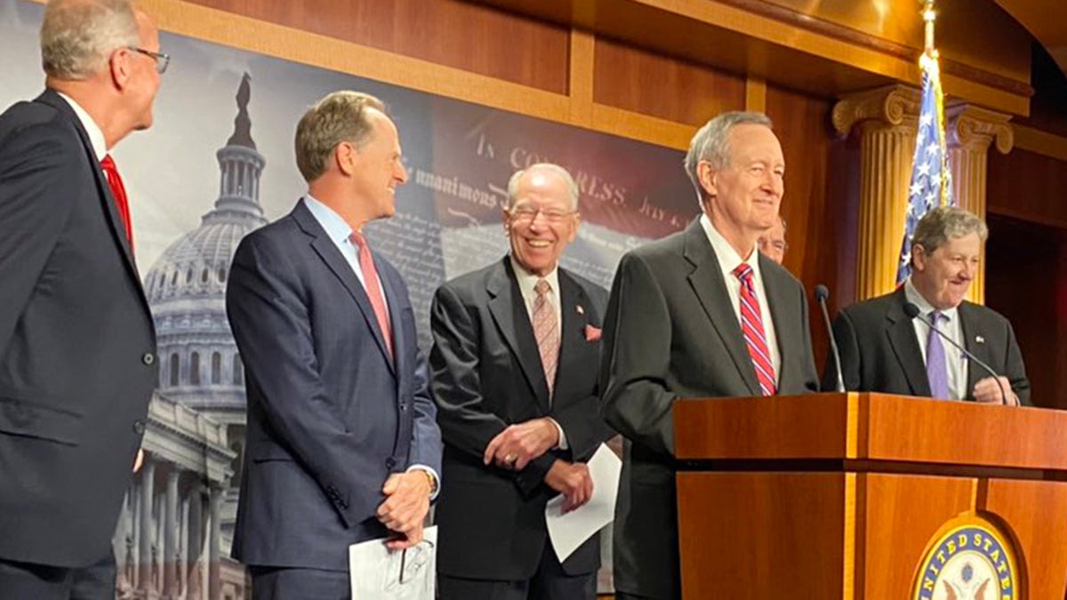 GOP Sens led by Toomey and Crapo attacking Dems’ IRS reporting requirement proposal.
