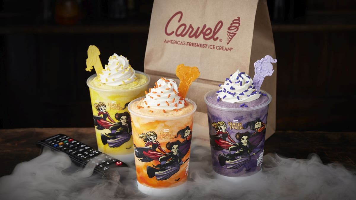 National ice cream chain Carvel has a new limited-edition "Hocus Pocus" beverage line.