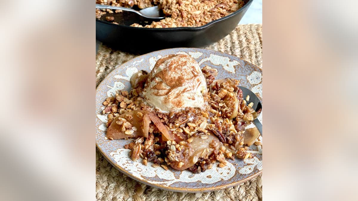 Debi Morgan, the creator of Southern food blog Quiche My Grits shared her "Fried Apple Crisp" recipe with FOX News.